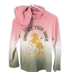 4T garanimals long sleeve light pink unicorn sweater